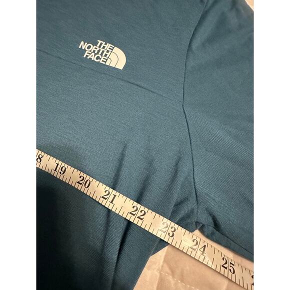 The North Face Quarter Zip Henley Men's Size XL Teal Long-Sleeve Shirt Tee - Picture 6 of 6